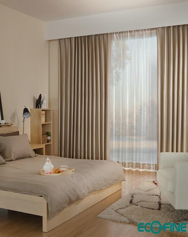易可纺功能性窗帘可以阻隔62%的热量